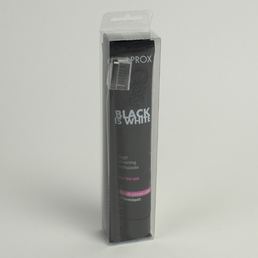 Black is White Tandpasta + Børste, 90 ml Tube