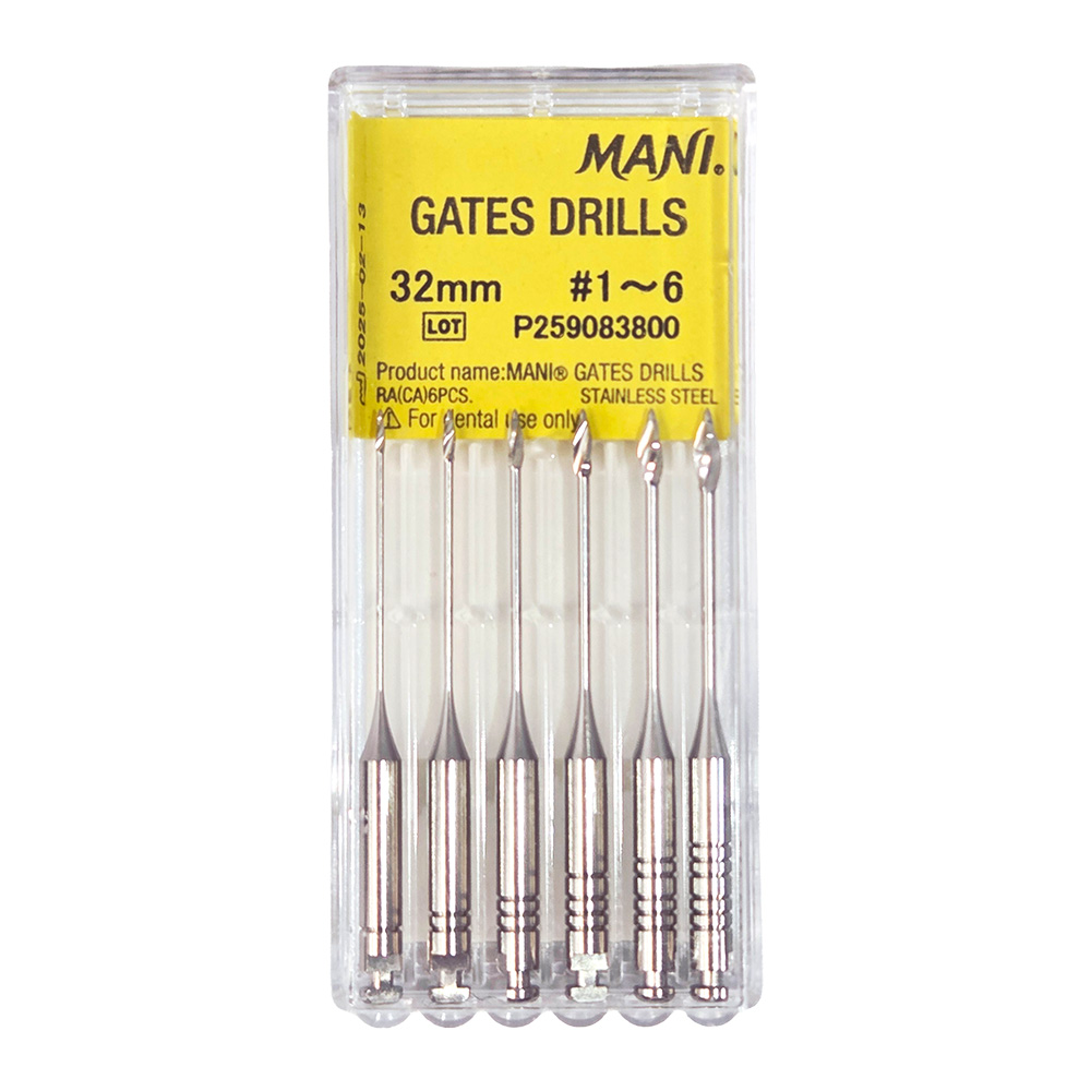 Mani Gates bor 32 mm, str. 1-6, 6 stk.