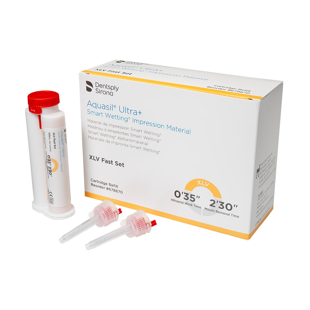 Aquasil Ultra+ XLV Hurtighærdende, 4 x 50 ml