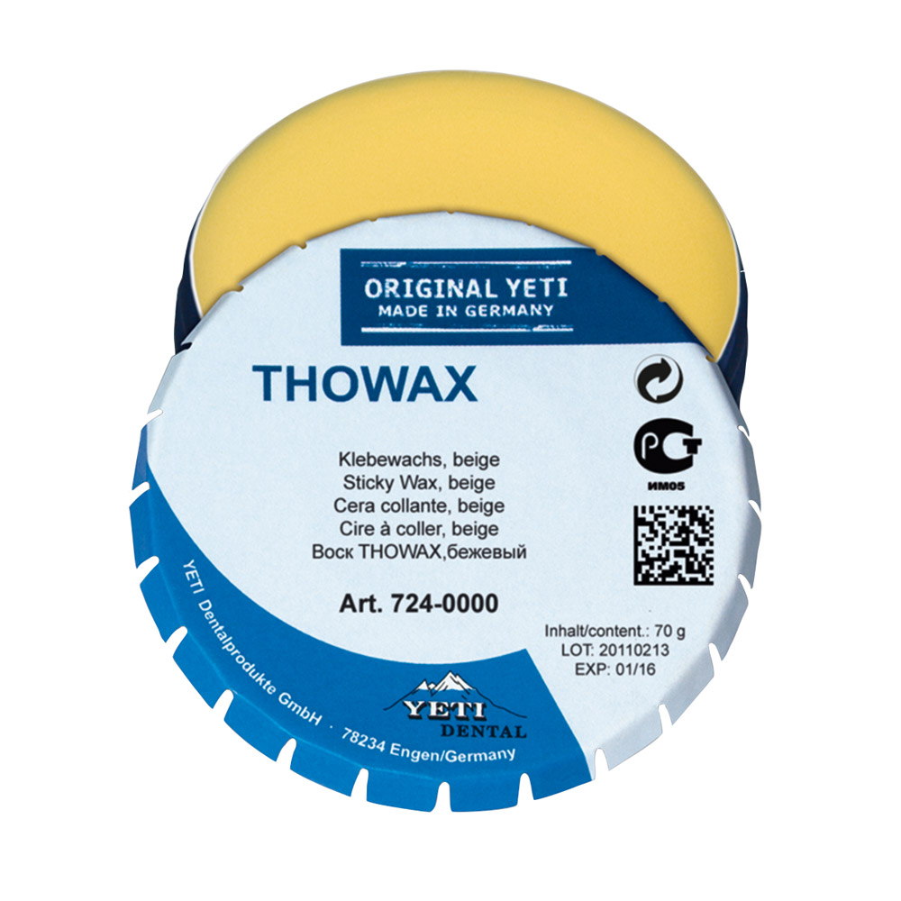 Thowax klæbevoks beige, 70 g