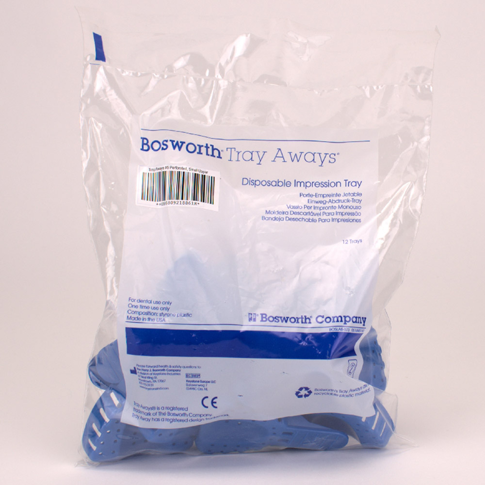 Tray Aways aftryksskåle perforeret #5 lille OK, 12 stk.