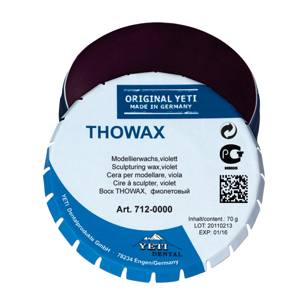 Thowax modelleringsvoks violet, 70 g
