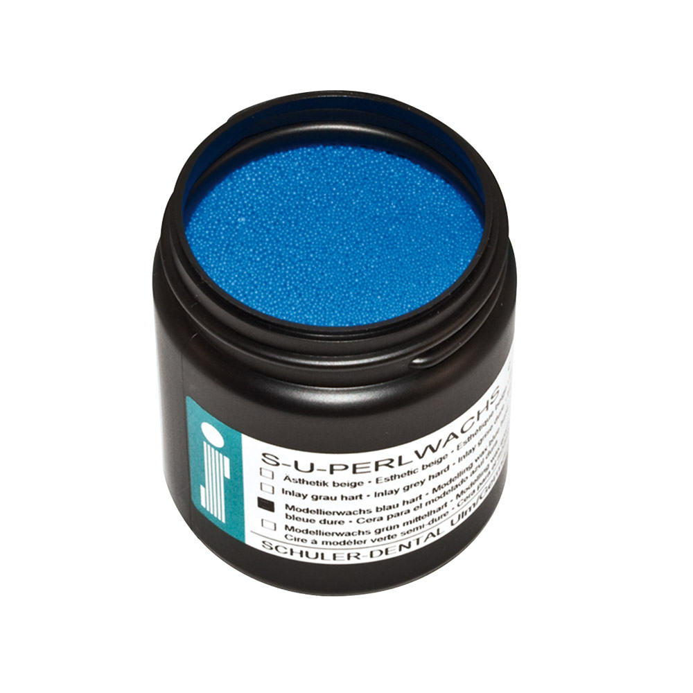 Perlevoks S-U hård blå, 125 g