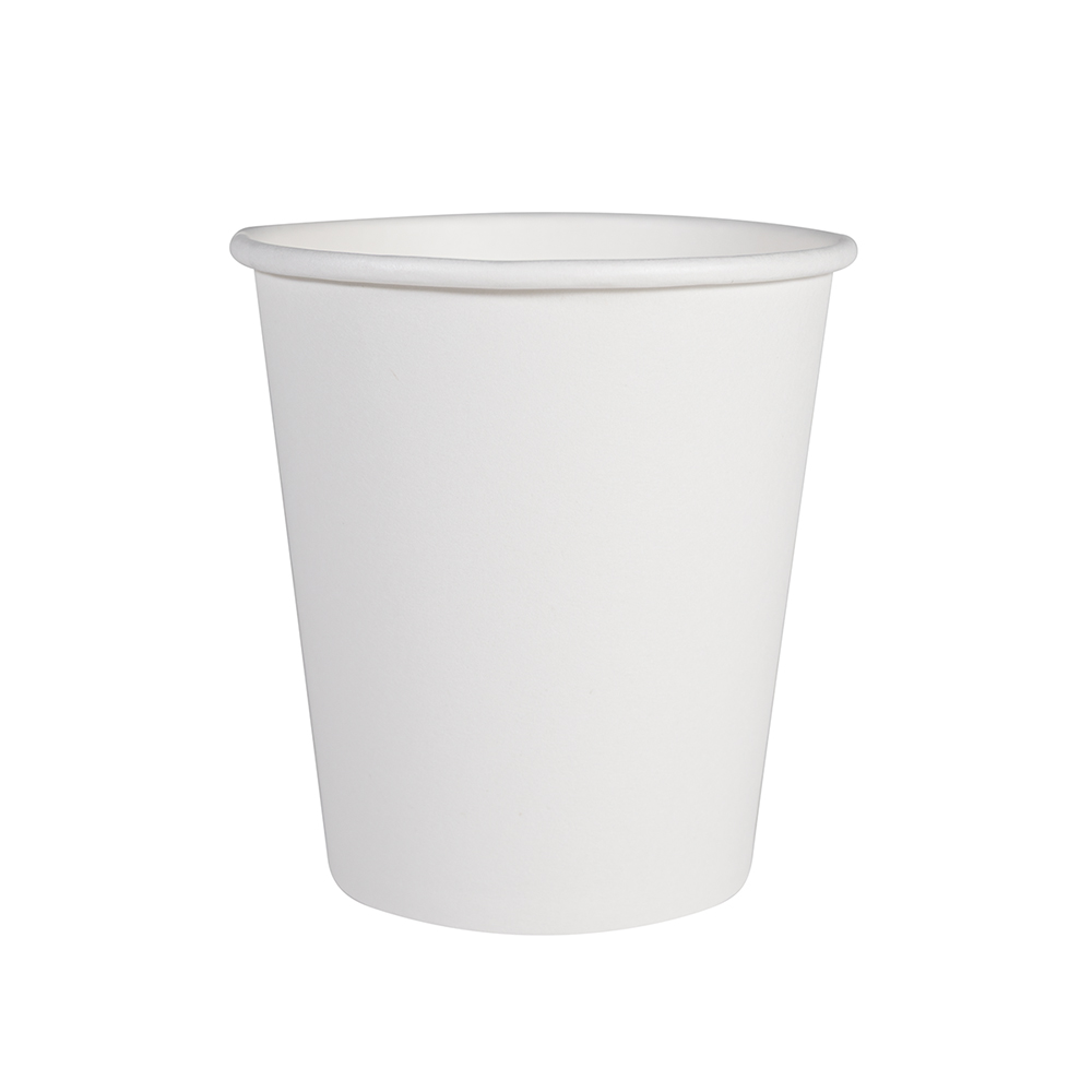 PLULINE mundskyllekop papir 190 ml hvid, 1000 stk.