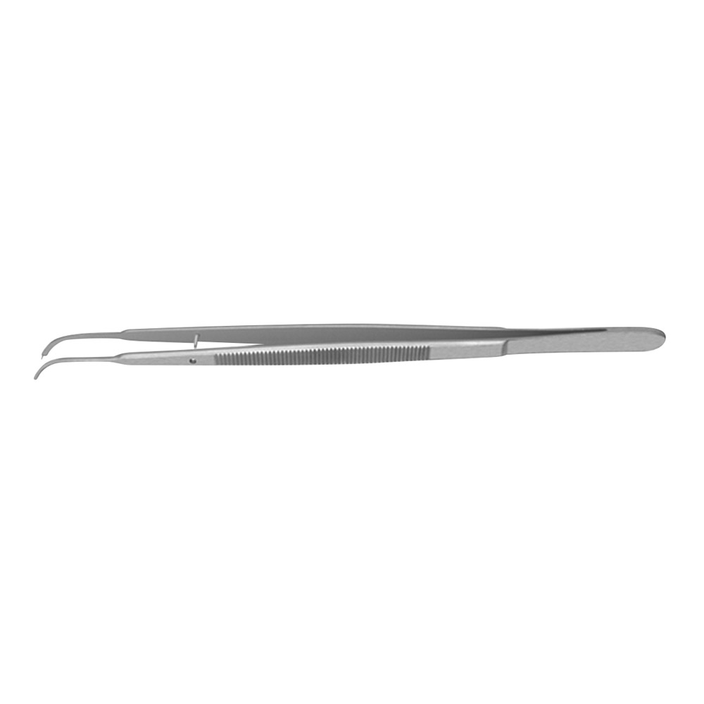 Kirurgisk pincet 18 cm buet stk.