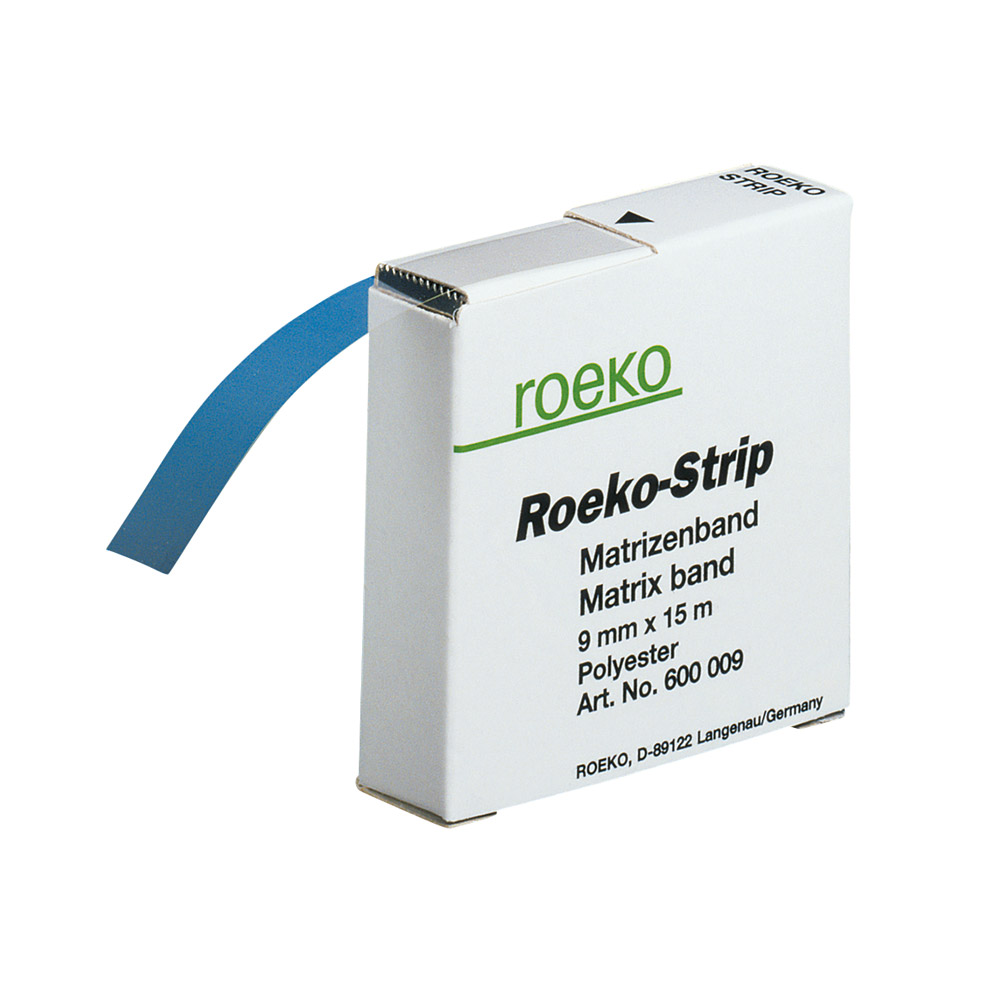 Roeko-Strip 9 mm bred, 15 m rulle
