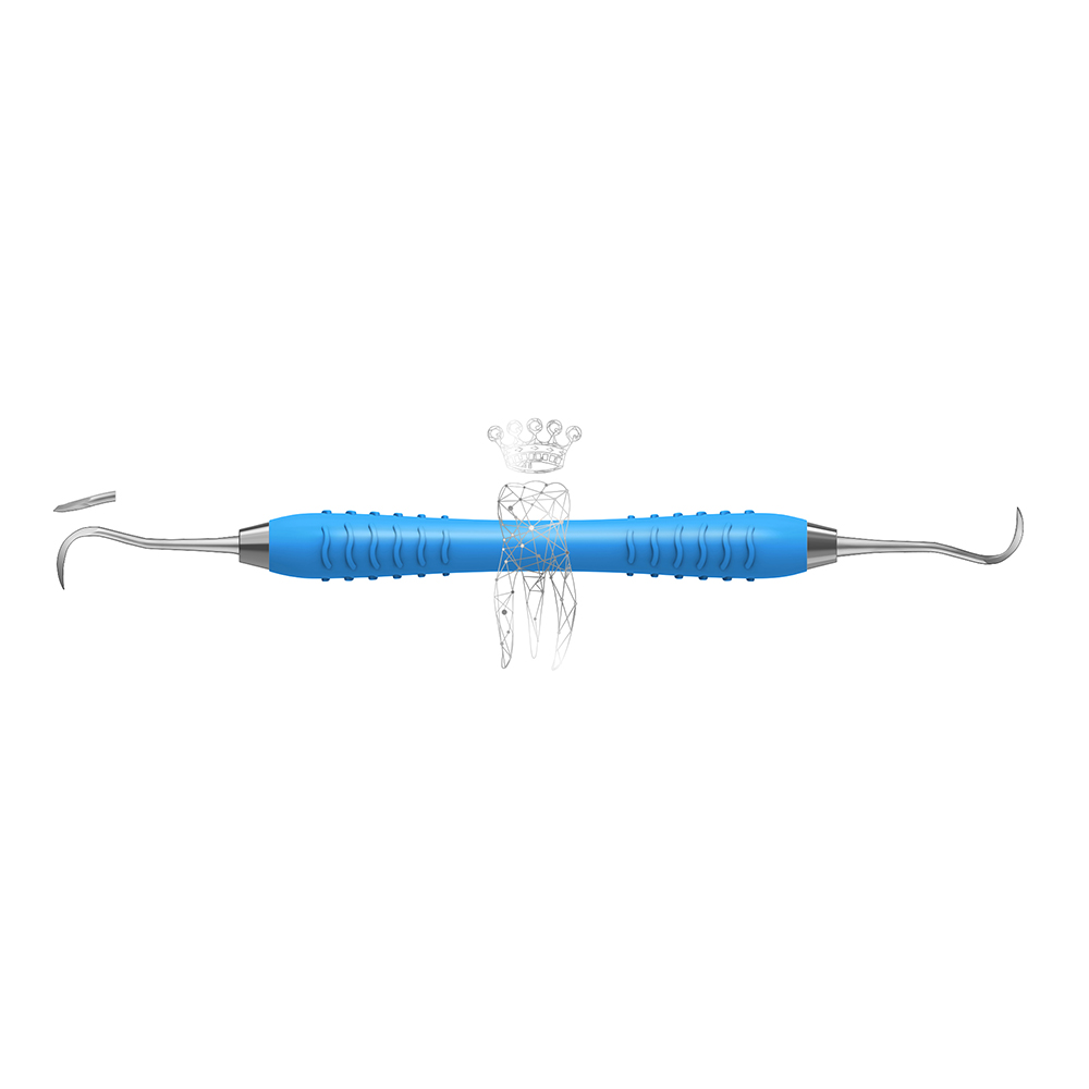 Scaler Universal H6-H7 farvet silikonegreb lyseblå, stk.