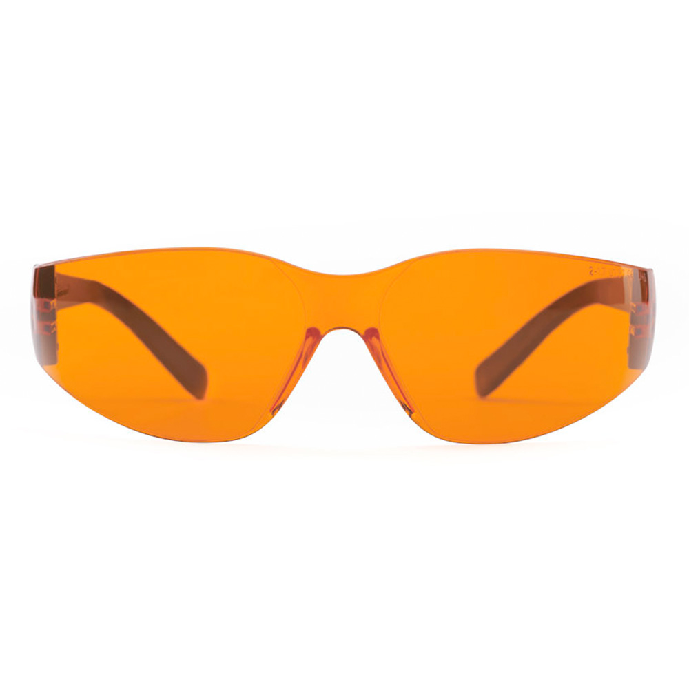 Monoart beskyttelsesbriller til børn, orange, stk.