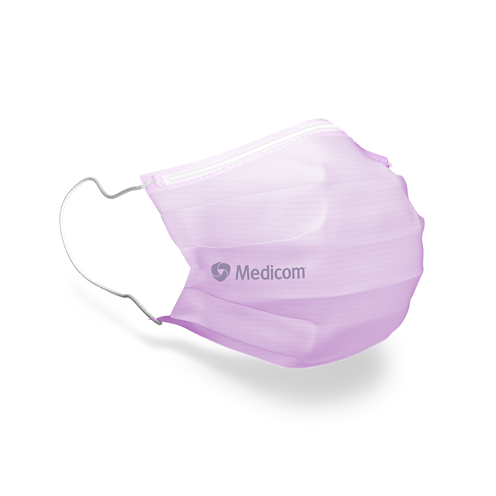 SafeMask Standard med øreloops Type IIR lavendel, 50 stk.