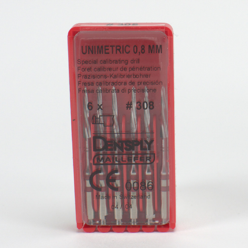 Unimetric 213 308 Kalibreringsbor, 6 stk.