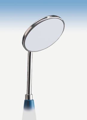 Mundspejl Surface 22 mm DA026, 12 stk.