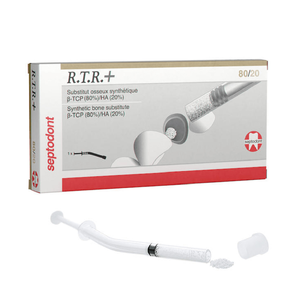 R.T.R.+ 80/20 knogleerstatningsmateriale, 0,5 cm³ sprøjte
