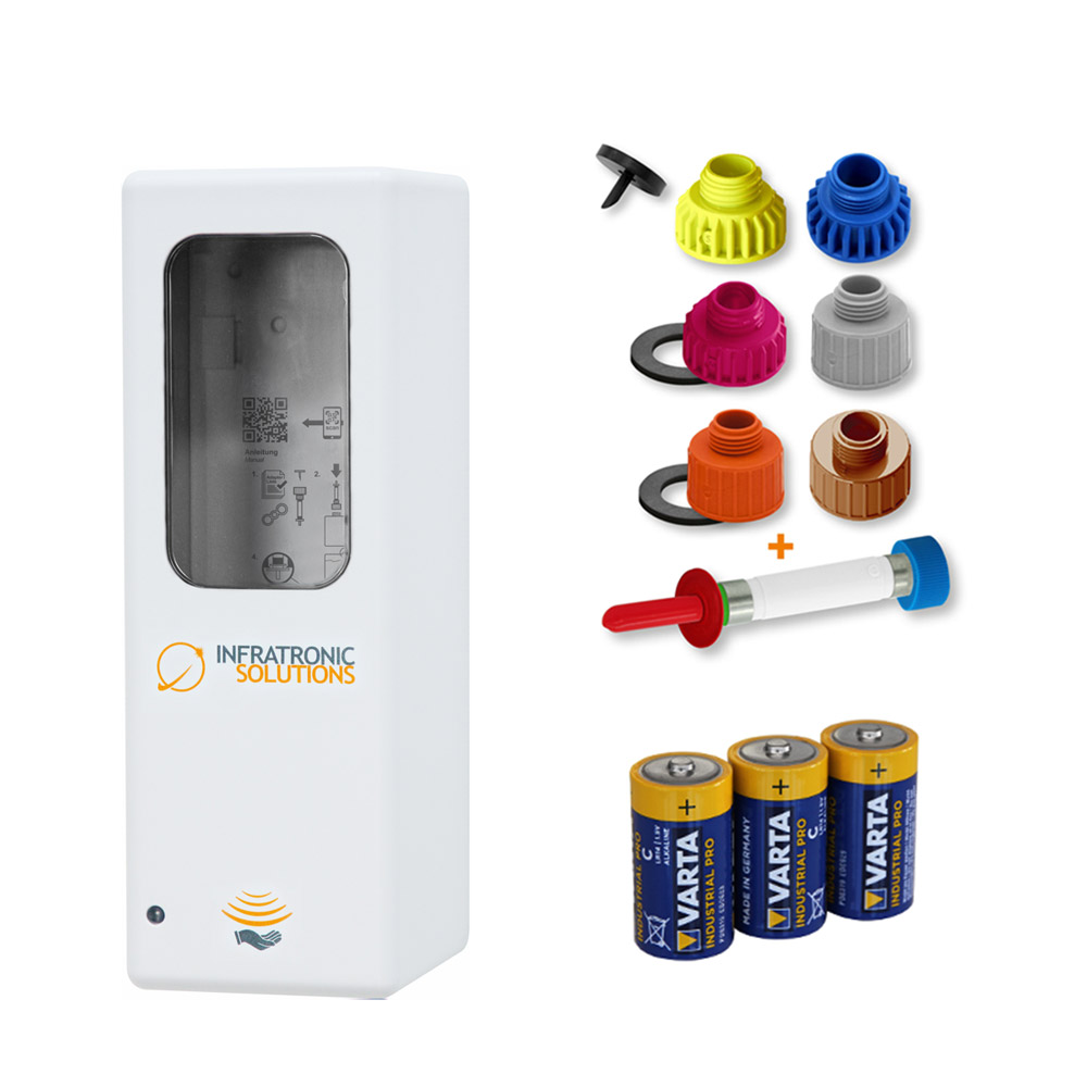 Hygiejne dispenser IT 500 AW Euro-2 hvid batteri, stk.