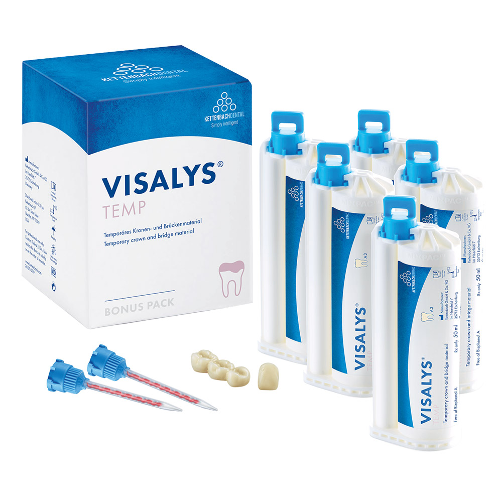 Visalys Temp A3, 5 x 50 ml Bonuspakke