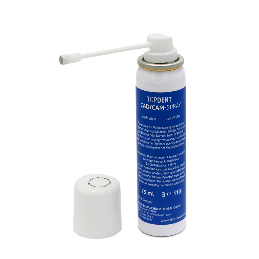 CAD/CAM-spray TD hvid, 75 ml