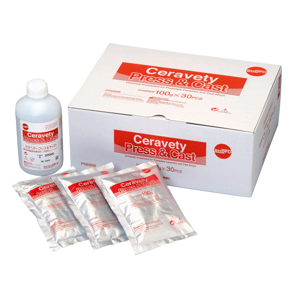 Ceravety Press- og støbepulver 30 x 100 g, 3 kg