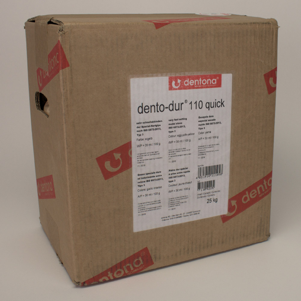 Dento-Dur 110 hurtig æggeblomme, 25 kg karton