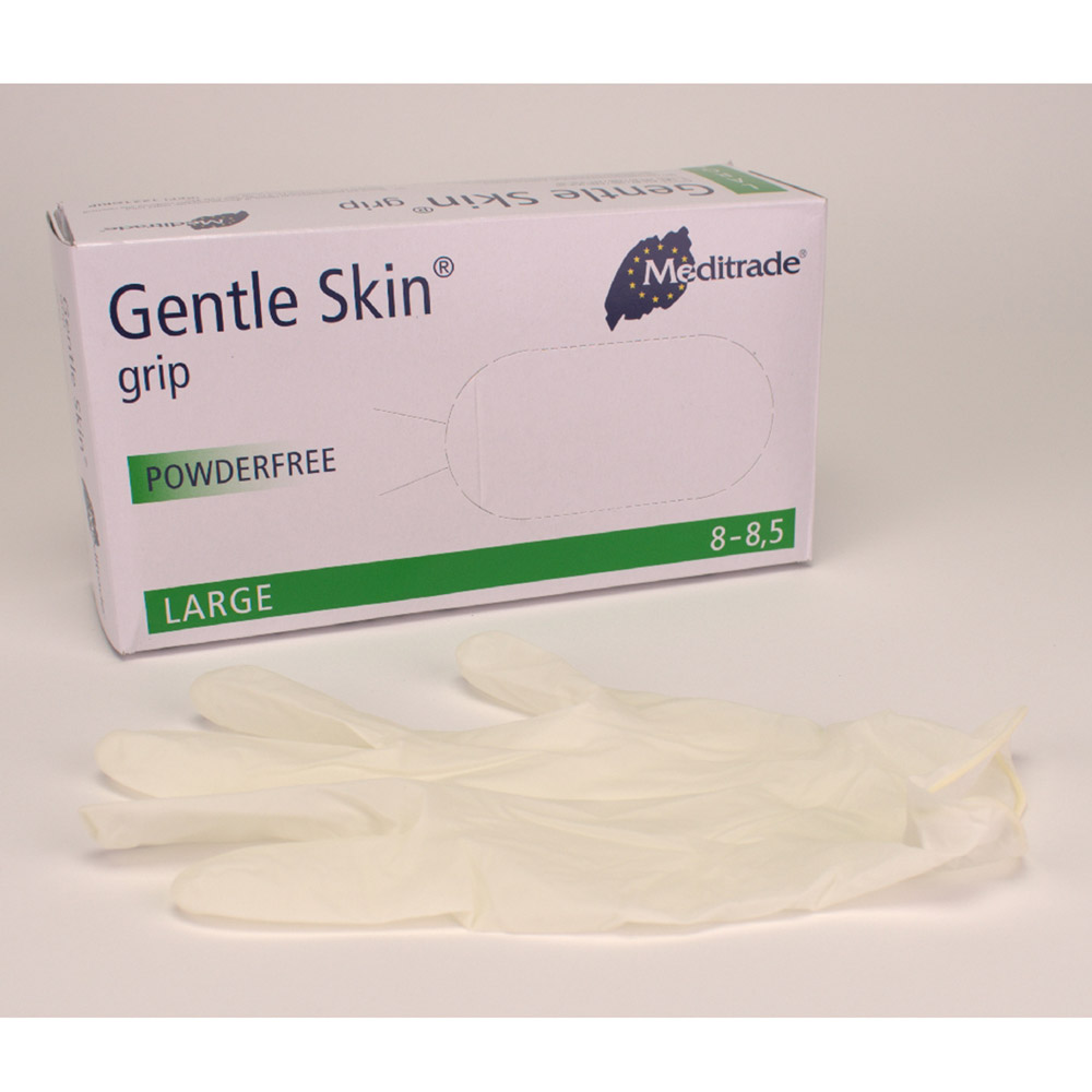Gentle Skin Grip handske pudderfri str. XS, 100 stk.
