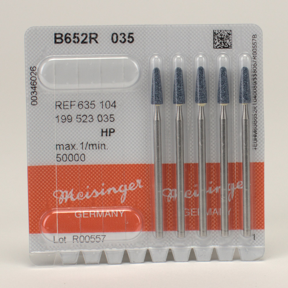 Rao-Schleifer 652R 035 blå, 5 stk.
