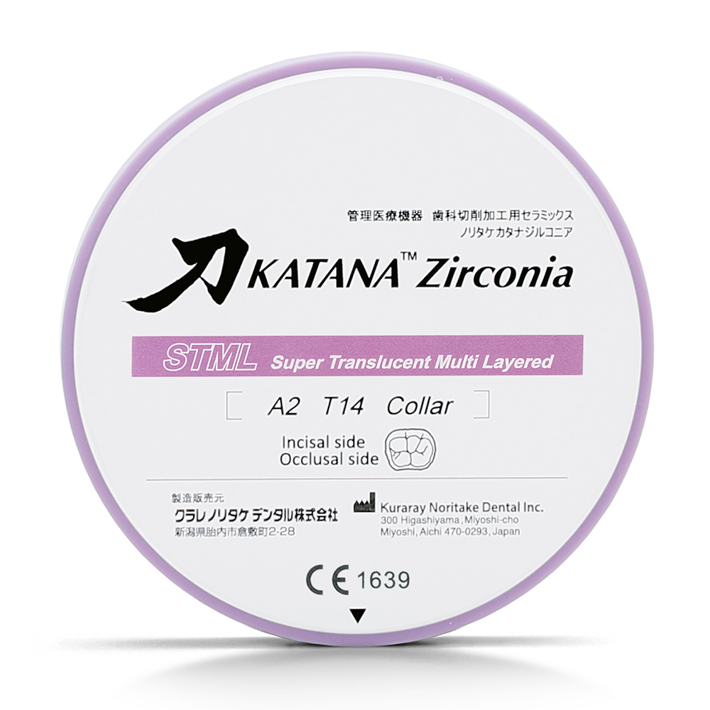 Katana ZR (Zirkonia) Skive STML 98,5 mm 18 mm A2, stk.