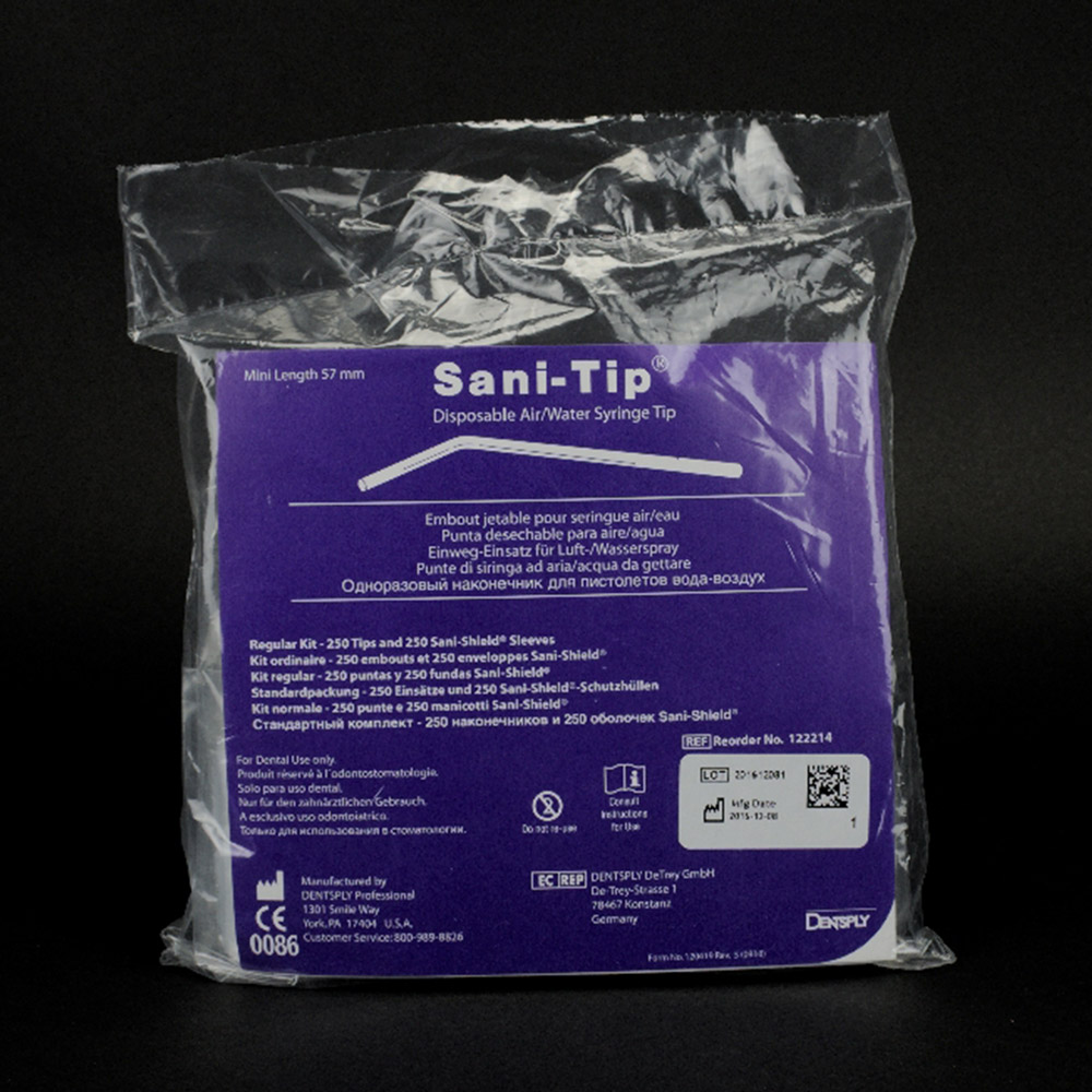 Sani-Tip Mini 57 mm, 250 stk.