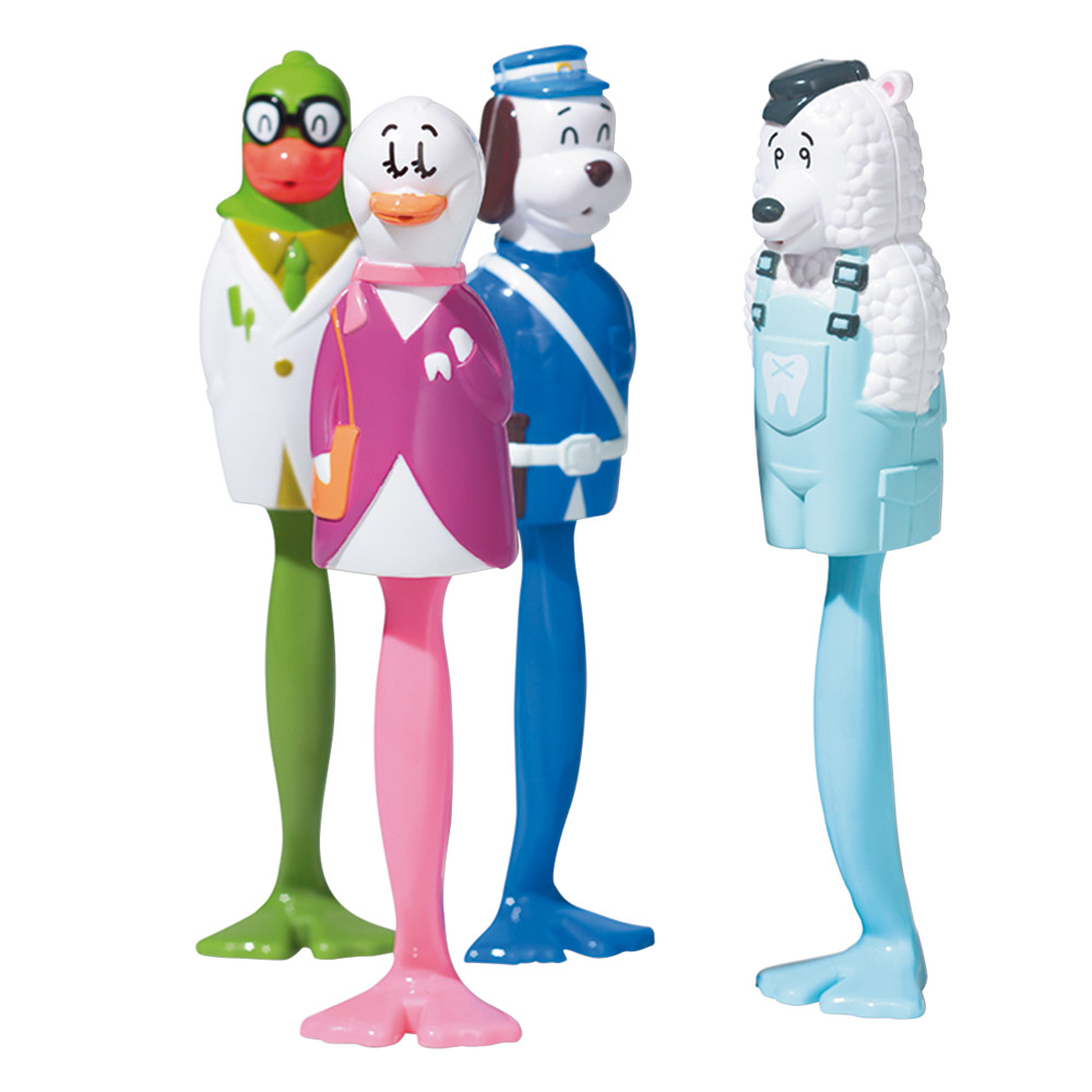 Børne børste, 4 stk. assorteret