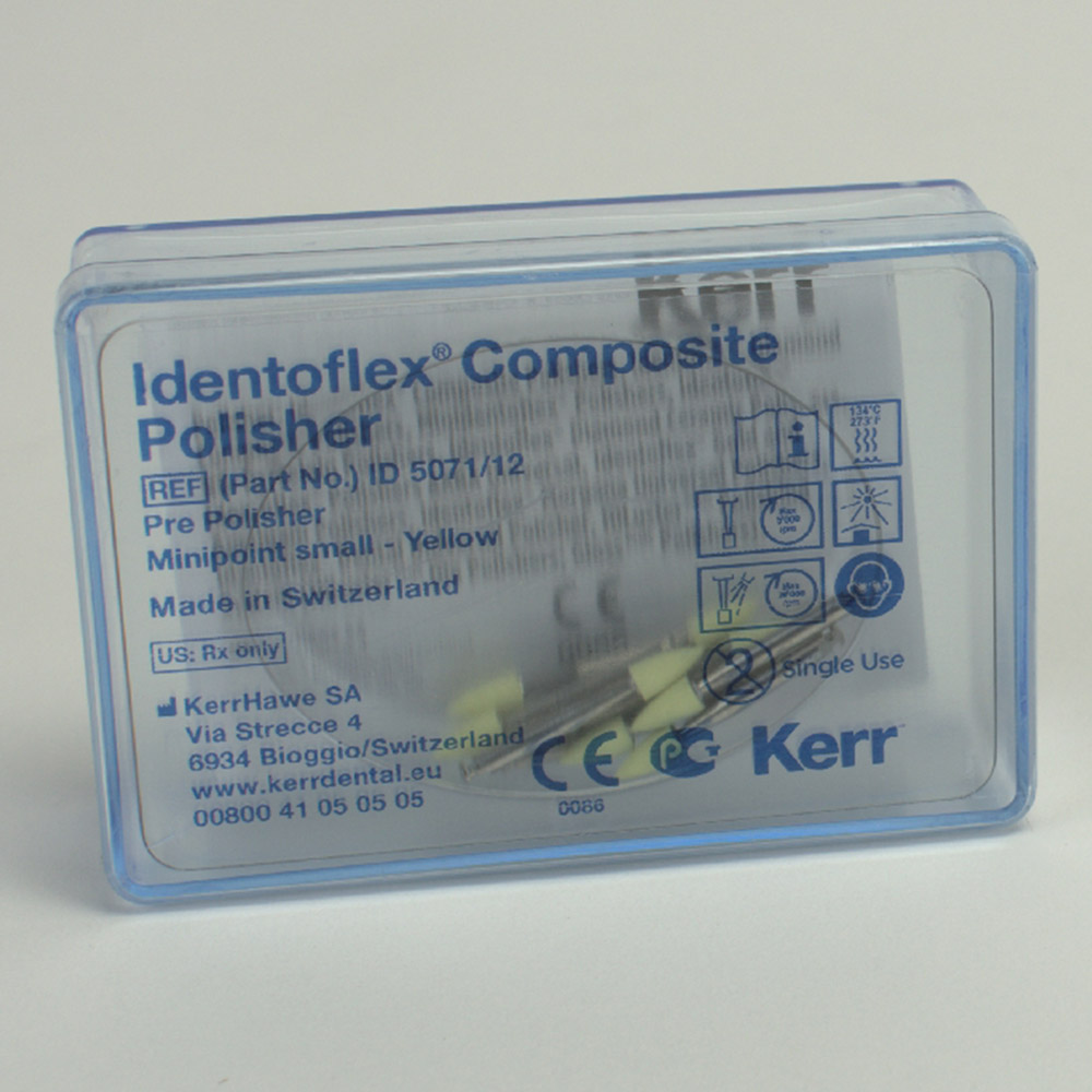 Identoflex Composite Poleringsgel gul 506S W, 12 stk.