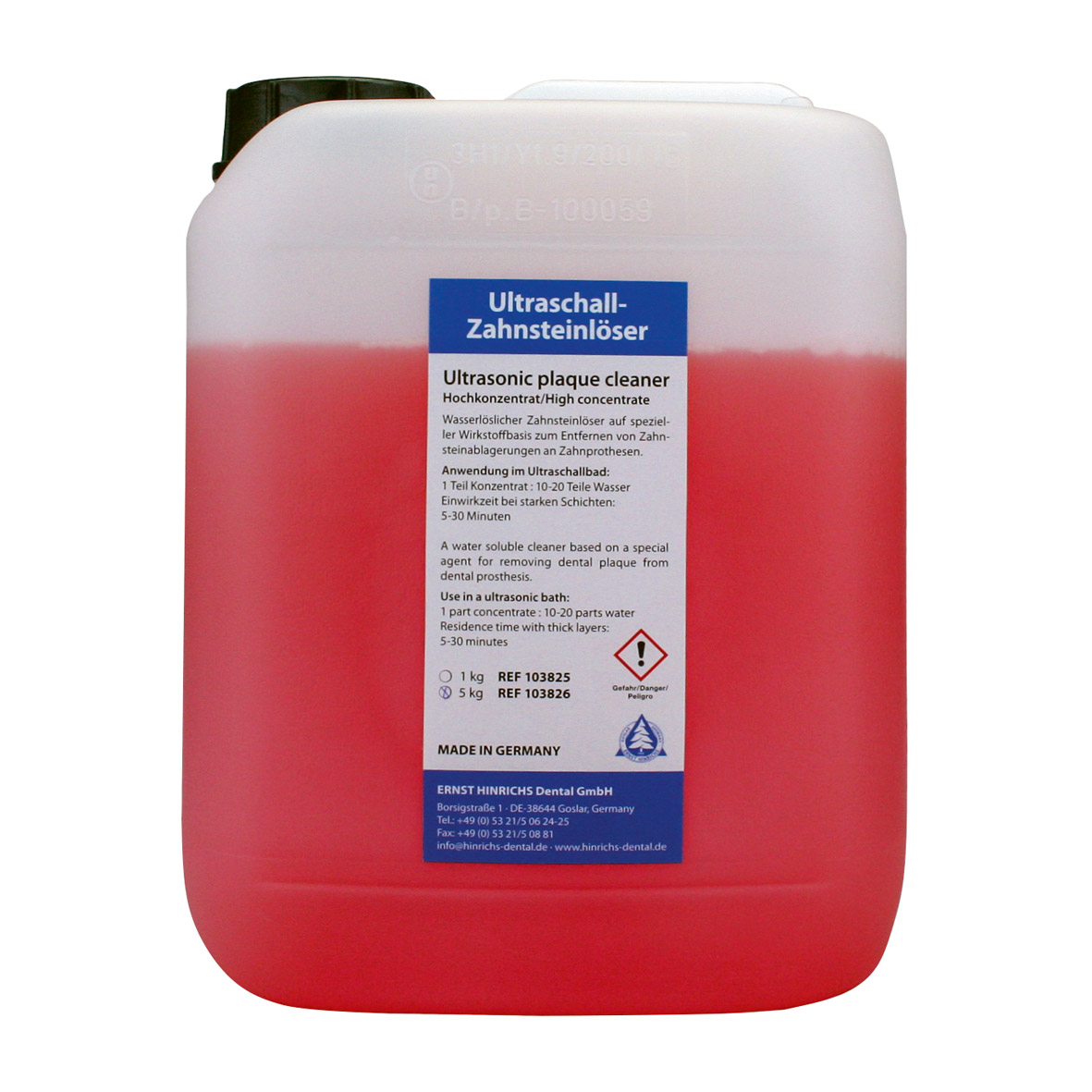 Ultralyds-tandstenfjerner koncentrat, 5 kg