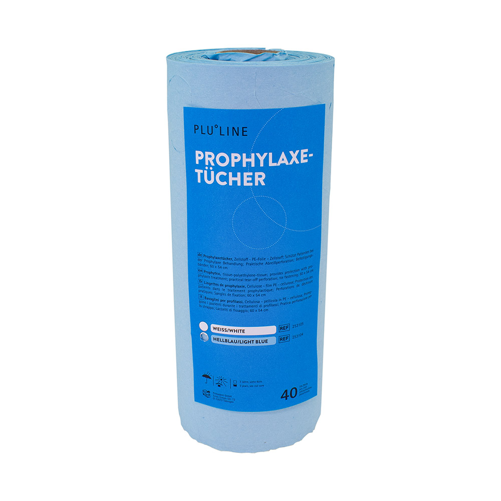 PLULINE PROPHYLAXEDUKER 60 x 54 cm lyseblå, 40 stk.