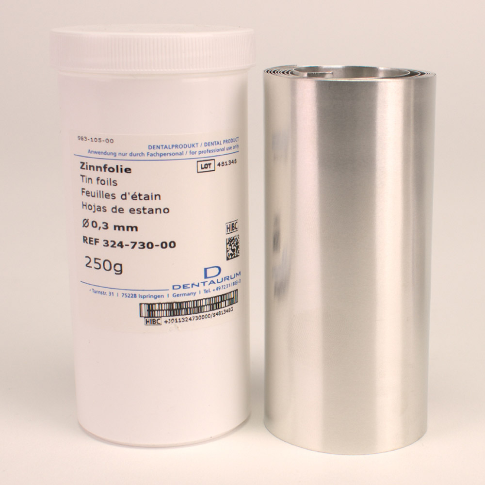 Tinfolie 0,30 mm, 250 g