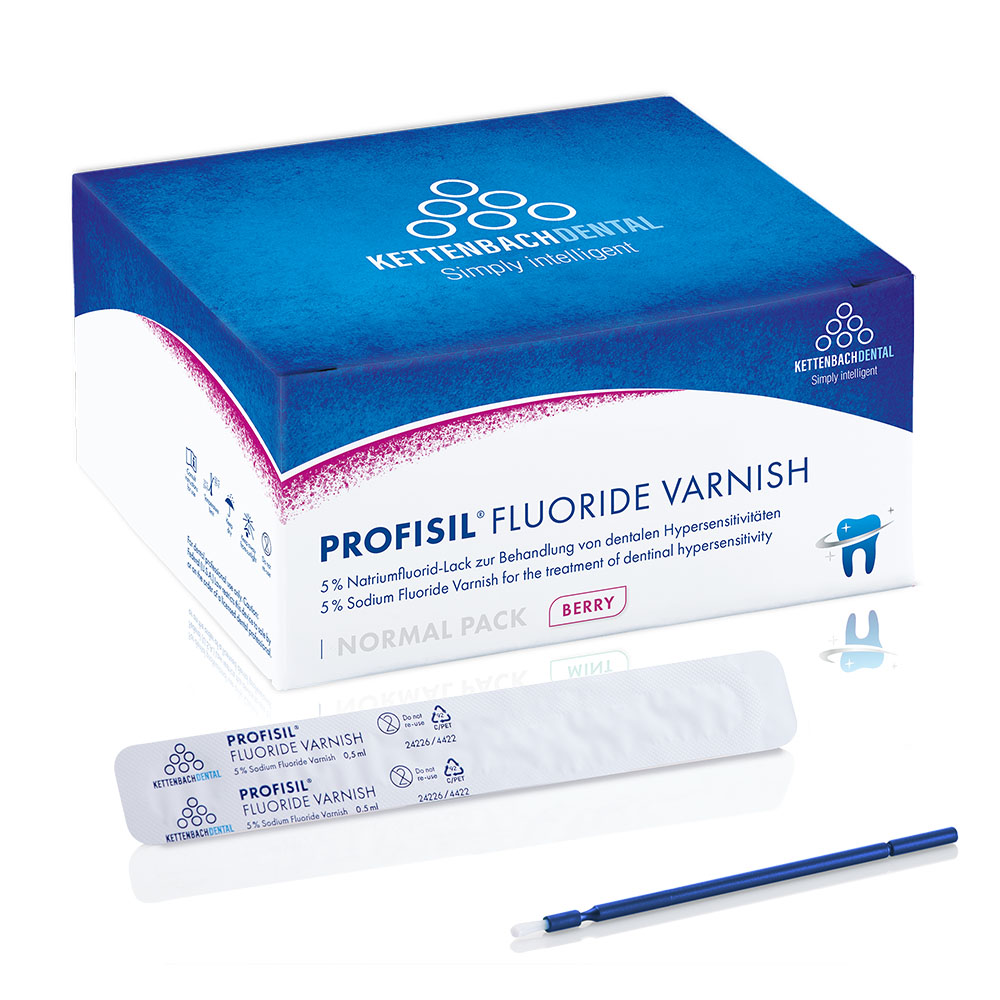 Profisil Fluoridlak bær, 50 stk. normal pakke