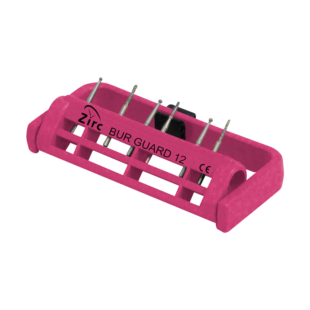 Steri Bur Guard lille 12-huls neonpink, stk.