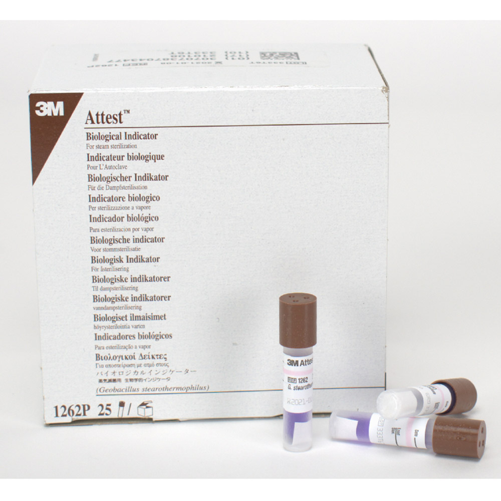 Attest indikatorampuller damp, 25 stk.