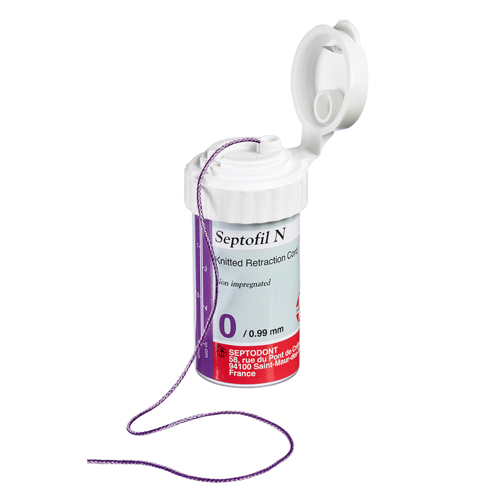 Septofil N 0 tyk 0,99 mm lilla, flaske