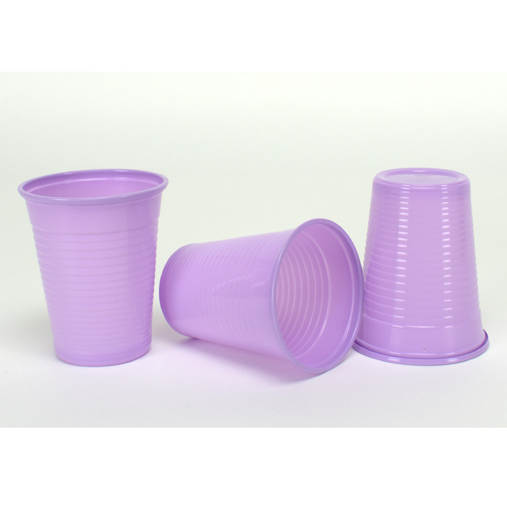 Mundskyllekopper 180 ml lilla, 3000 stk.