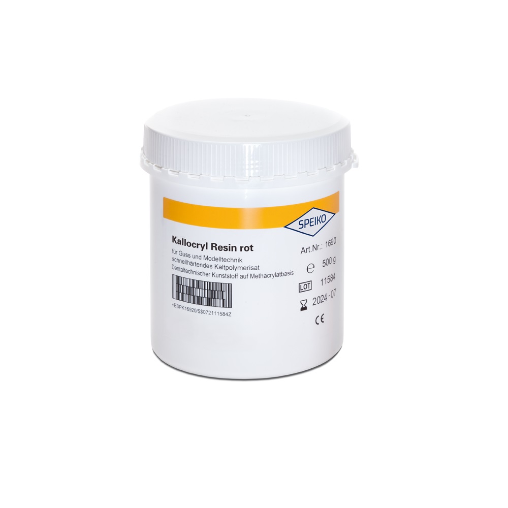 Kallocryl Resin rød pulver 500g