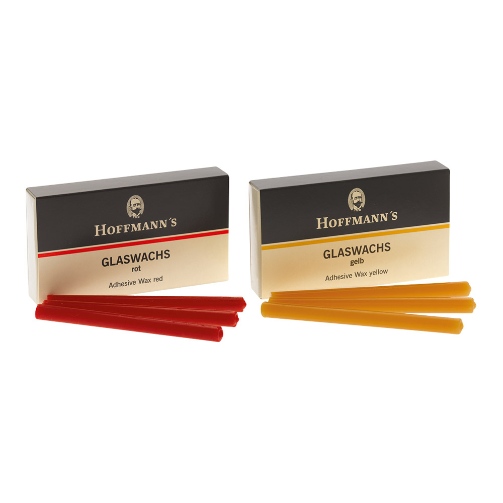 Hoffmanns glasvoksstænger røde, 14 stk.