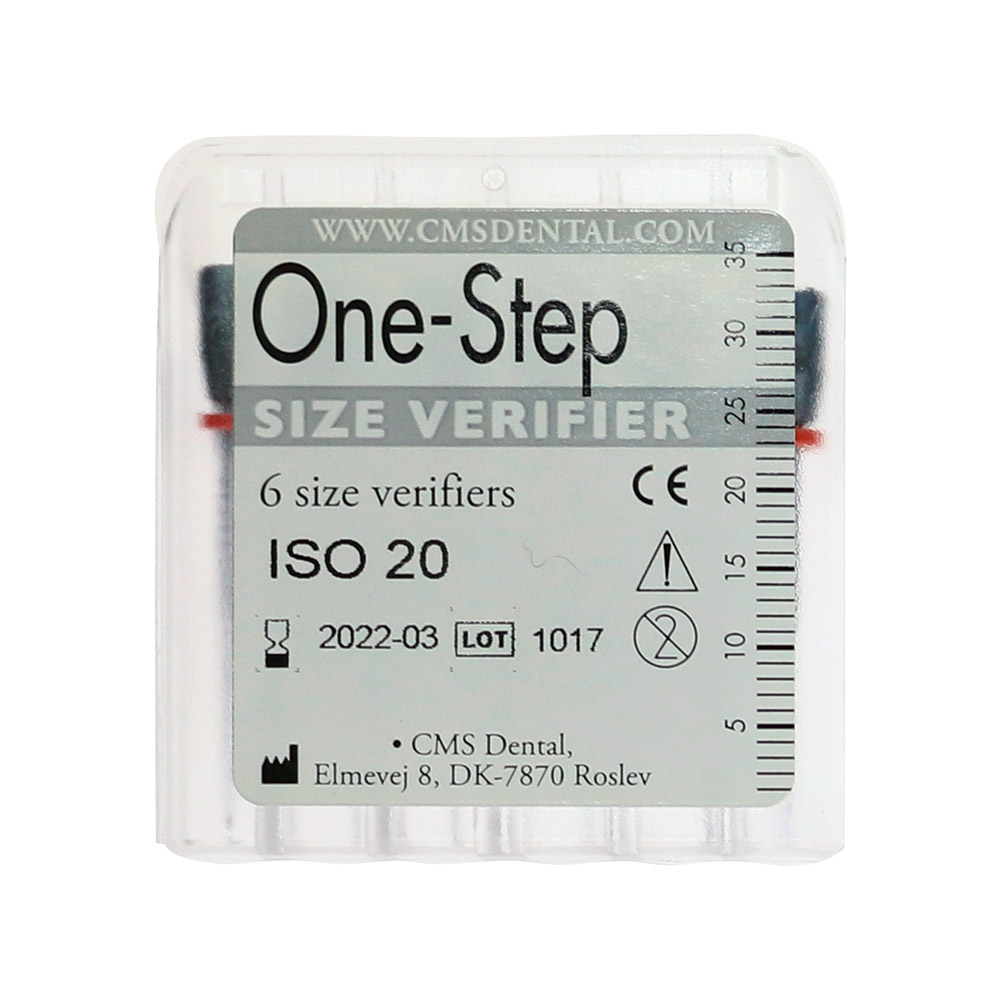 One-Step testinstrument ISO 20, 6 stk. engangsbrug