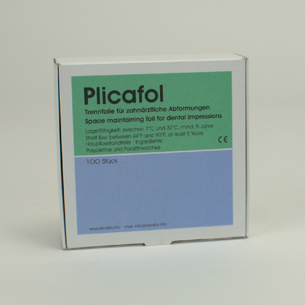 Plicafol adskillelsesfolie til aftryk, 100 stk.