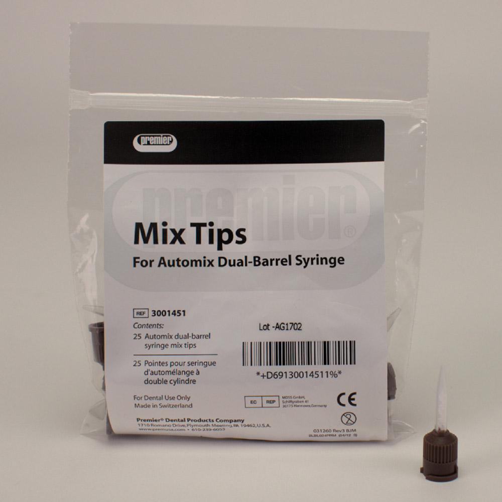 Implantatcementblandingsspidser, pakke