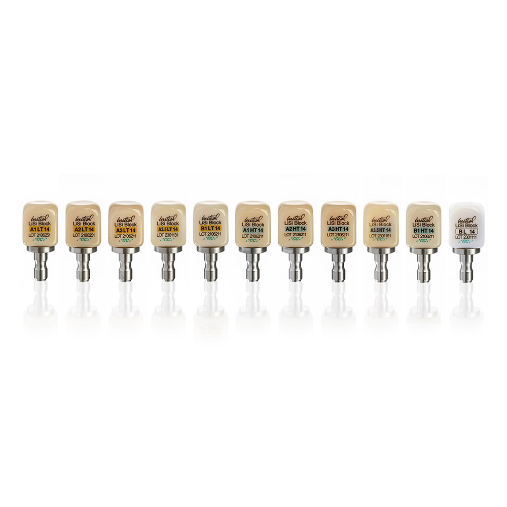 GC Initial LiSi Block CEREC 14 A3 LT, 5 stk.