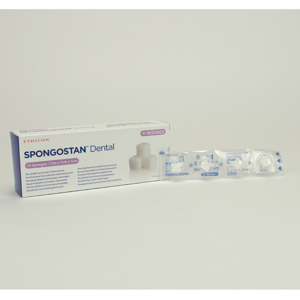 Spongostan 10 x 10 x 10 mm, 24 stk.