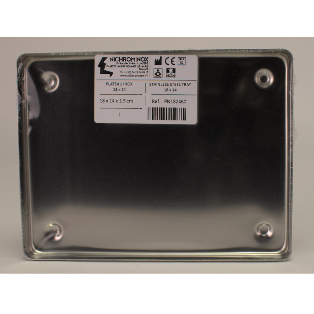 Norm-Tray RS Bund Stål 18 x 14 cm, stk.
