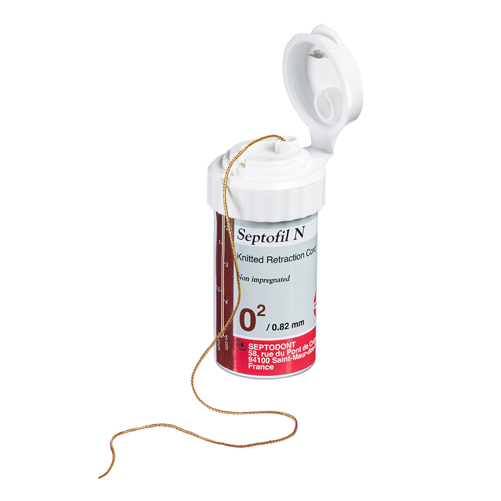 Septofil N 02 medium 0,82 mm brun, flaske