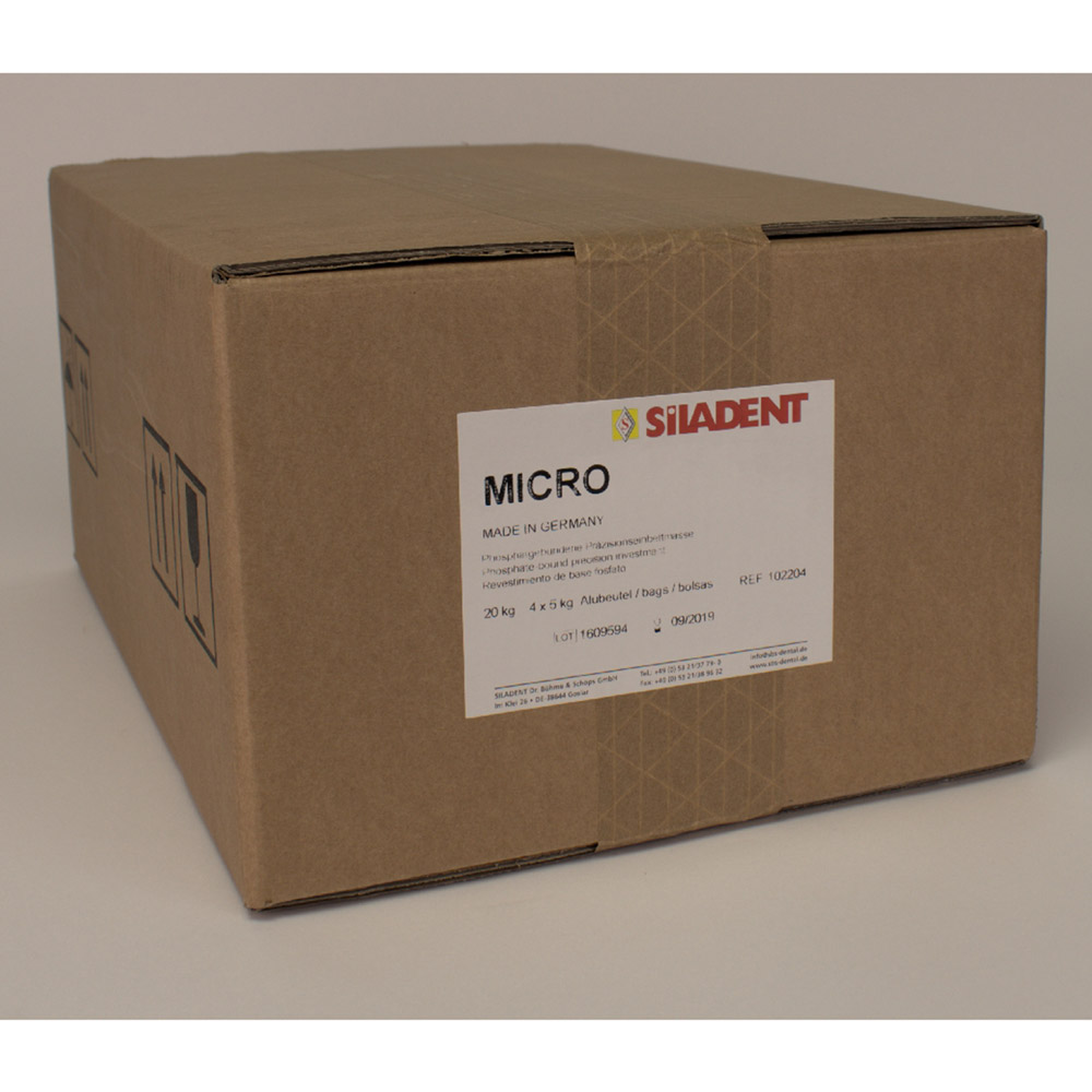 Micro indstøbningsmasse 4 x 5 kg, 20 kg