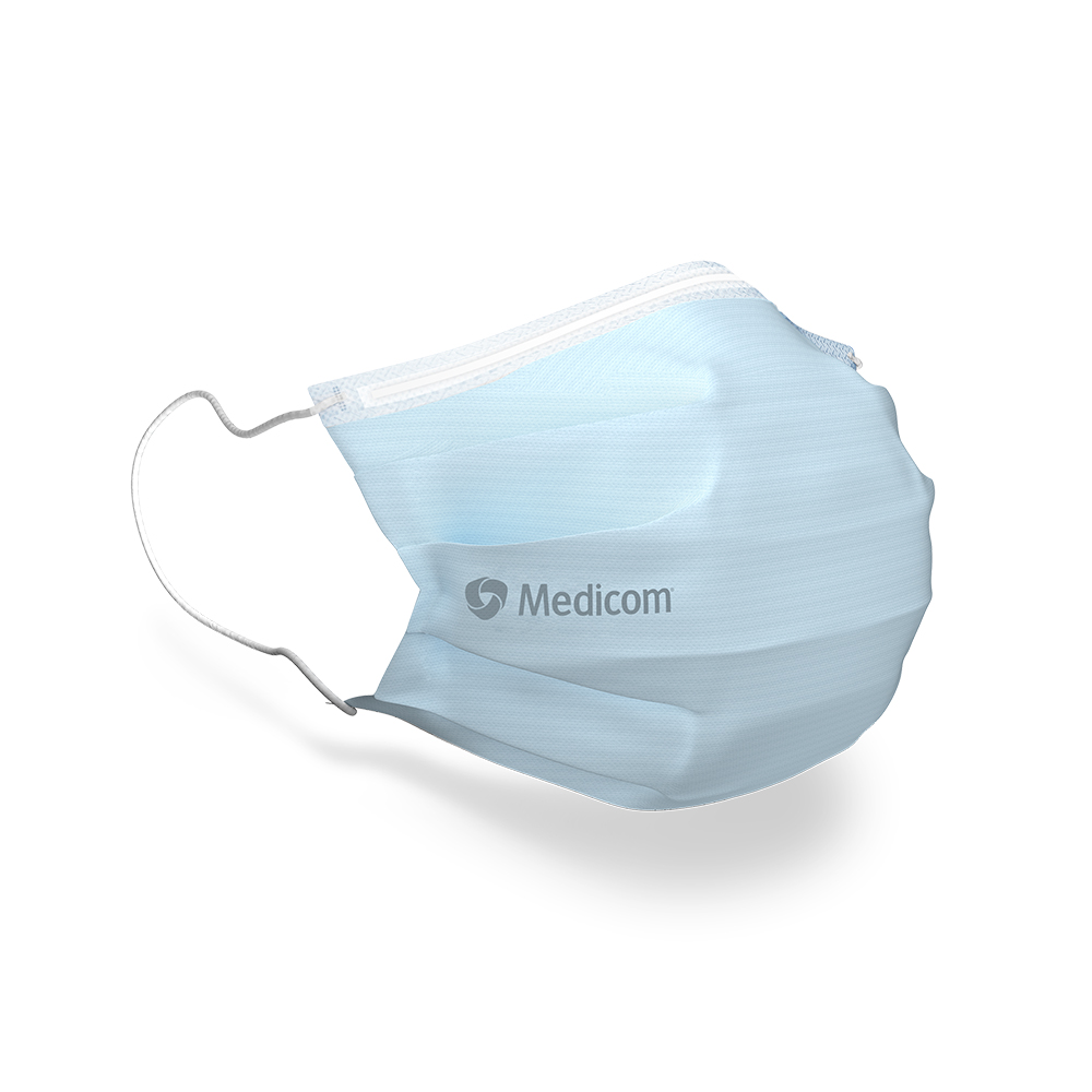 SafeMask Standard med øreloops Type IIR blå, 50 stk.