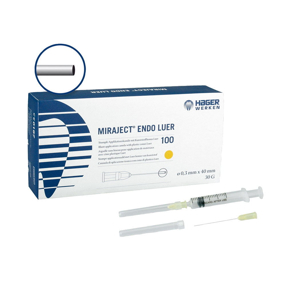 Miraject Kanuler Endo Luer G25 0,5 x 40 mm, 100 stk.