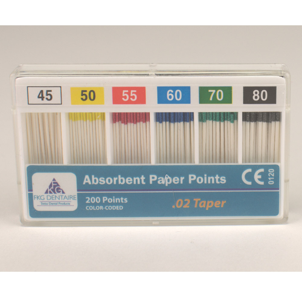 FKG papirspidser 02/45-80, 200 stk. assorteret