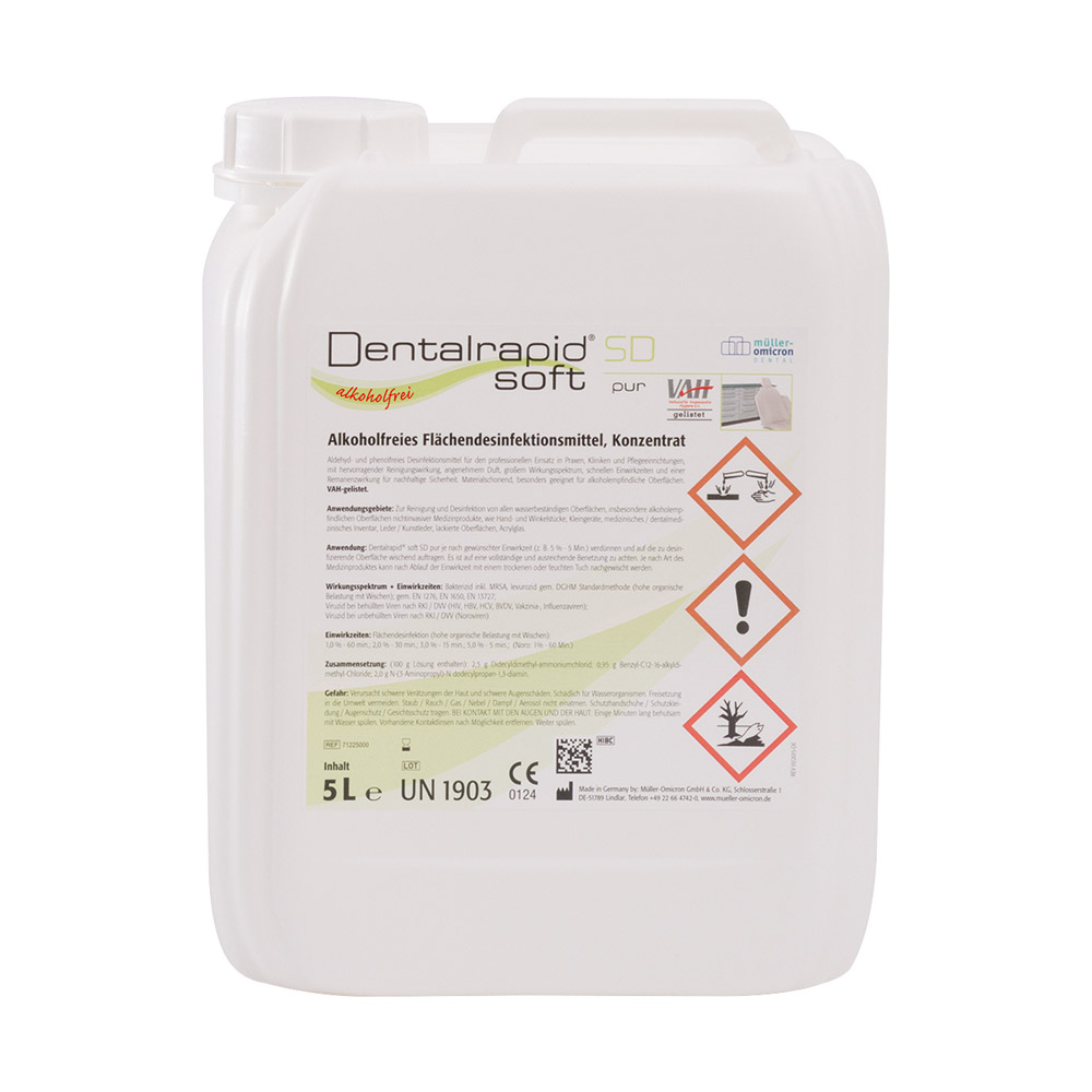 Dentalrapid soft SD pur, 5 L kanister