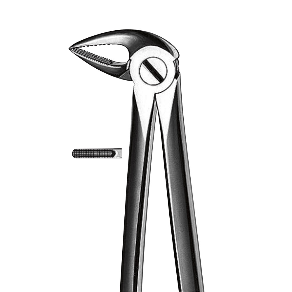 Tandtang Büchs Figur M2033A lille model UK rod, stk.